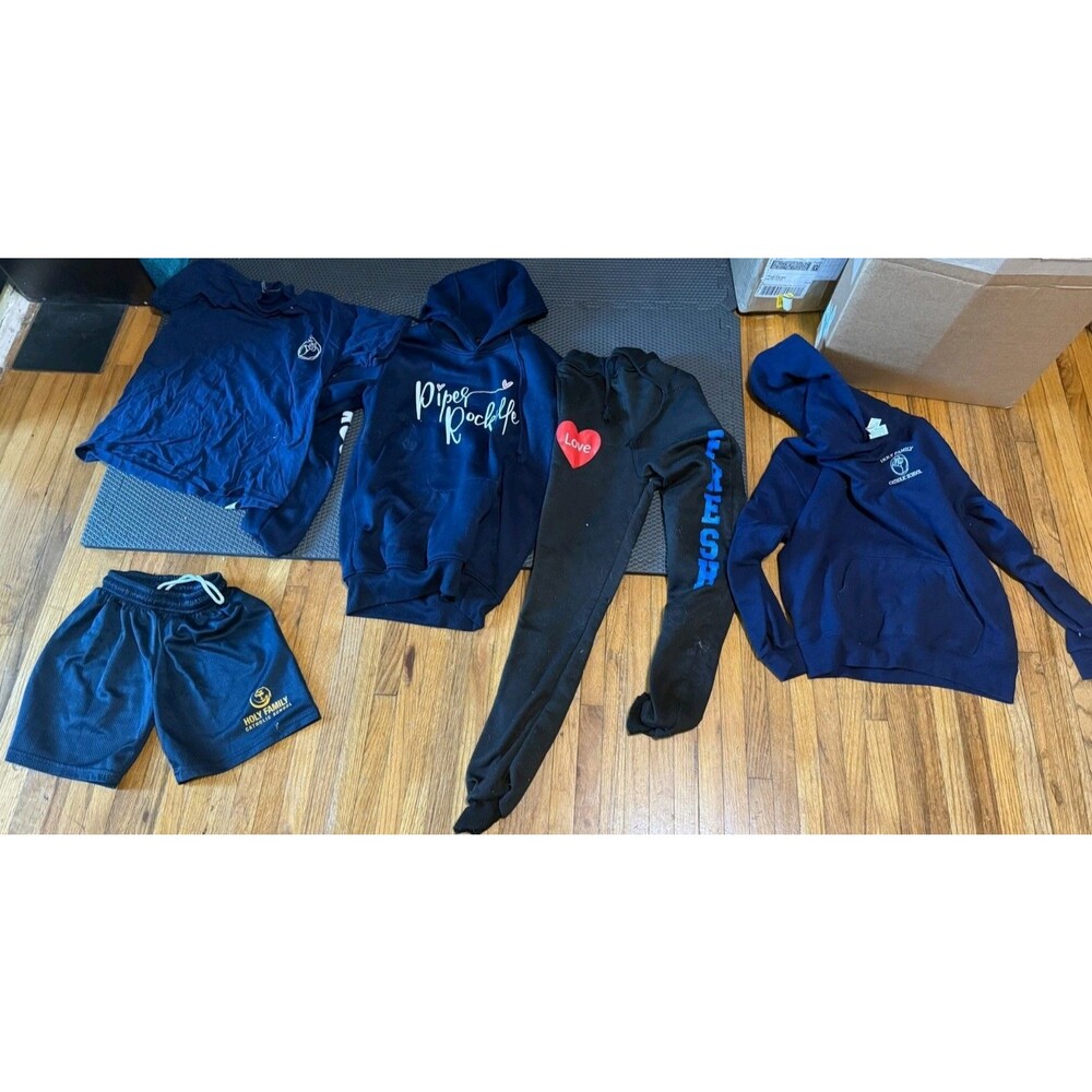 5-Piece Assorted Youth Clothing Size XXS, XS, YM, YL Lot Bundle